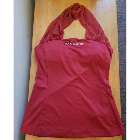 Atlanta Falcons All Sport Couture Red Halter Top Size XS - Picture 2 of 4